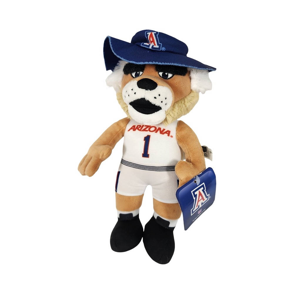 University of‎ Arizona Wildcats Wilbur Mascot Plush Toy 1 Bleacher Creatures